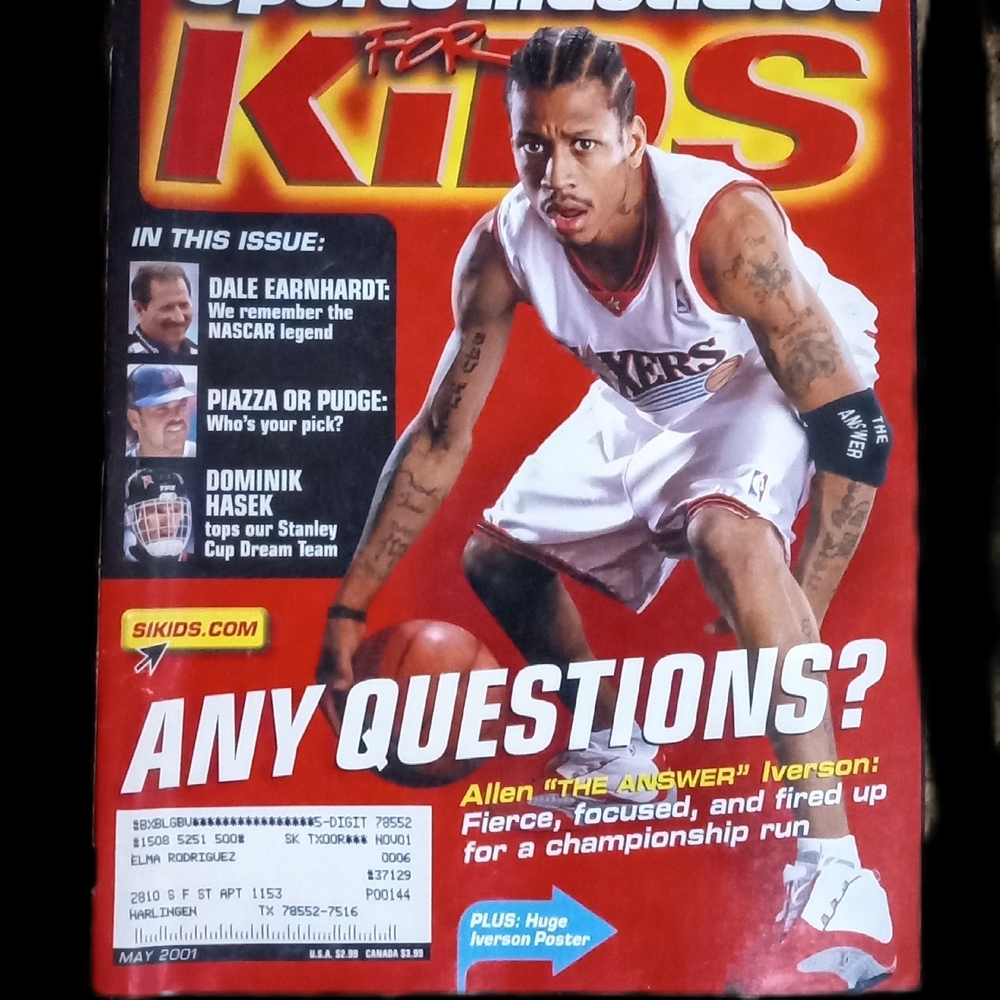 Sports Illustrated for Kids Magazine with Allen Iverson